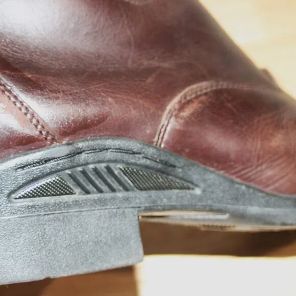 MENS ARIAT PADDOCK BOOTS 10EE BROWN LEATHER - Picture 6 of 7